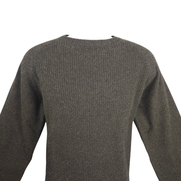 111 State Other - 111‎ STATE Men's Charcoal Crew Neck Sweater 100% Cashmere Size L